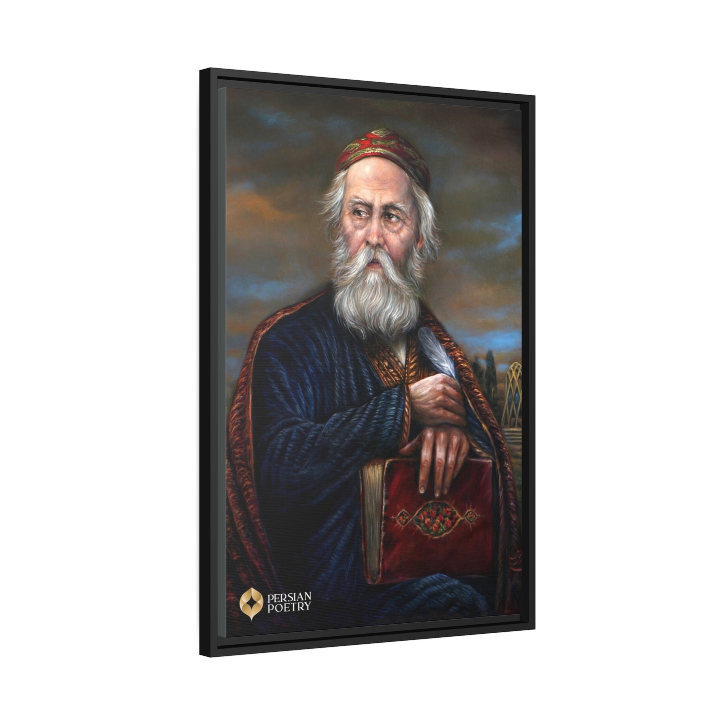 Omar Khayyam - Matte Canvas and Black Frame